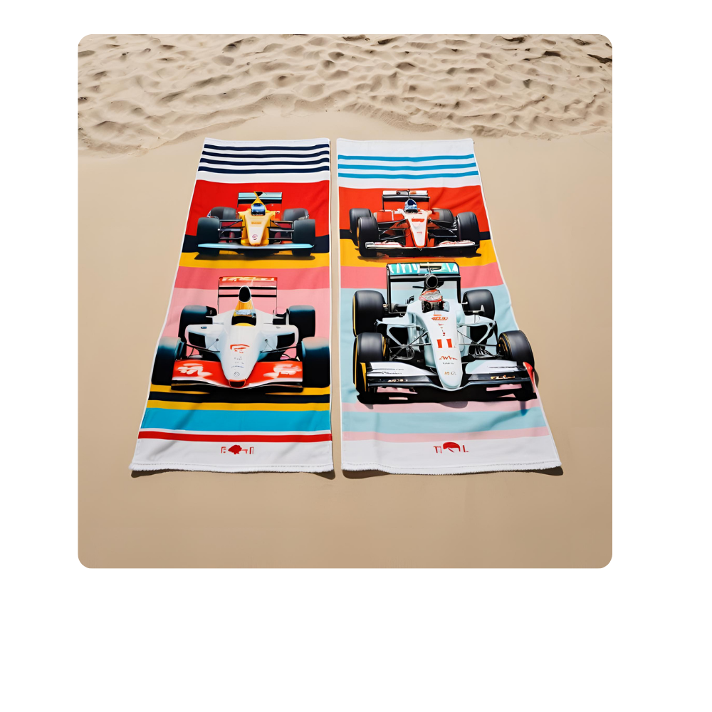 Beach Towels Racing & Track Days Carmune Collection