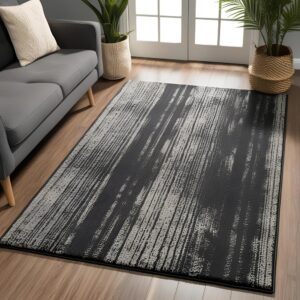 Burnout Strip Area Rug