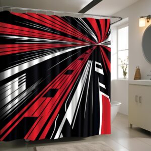 Track Day Shower Curtain